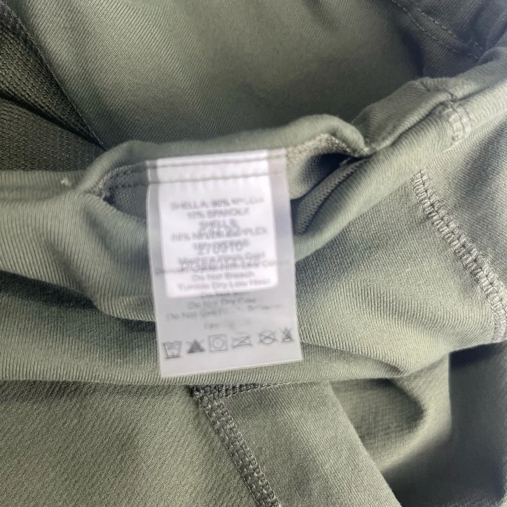 Title Nine Sylvan Hybrid Hiking Tights Leggings Pants Size Medium Olive Green - Picture 10 of 16